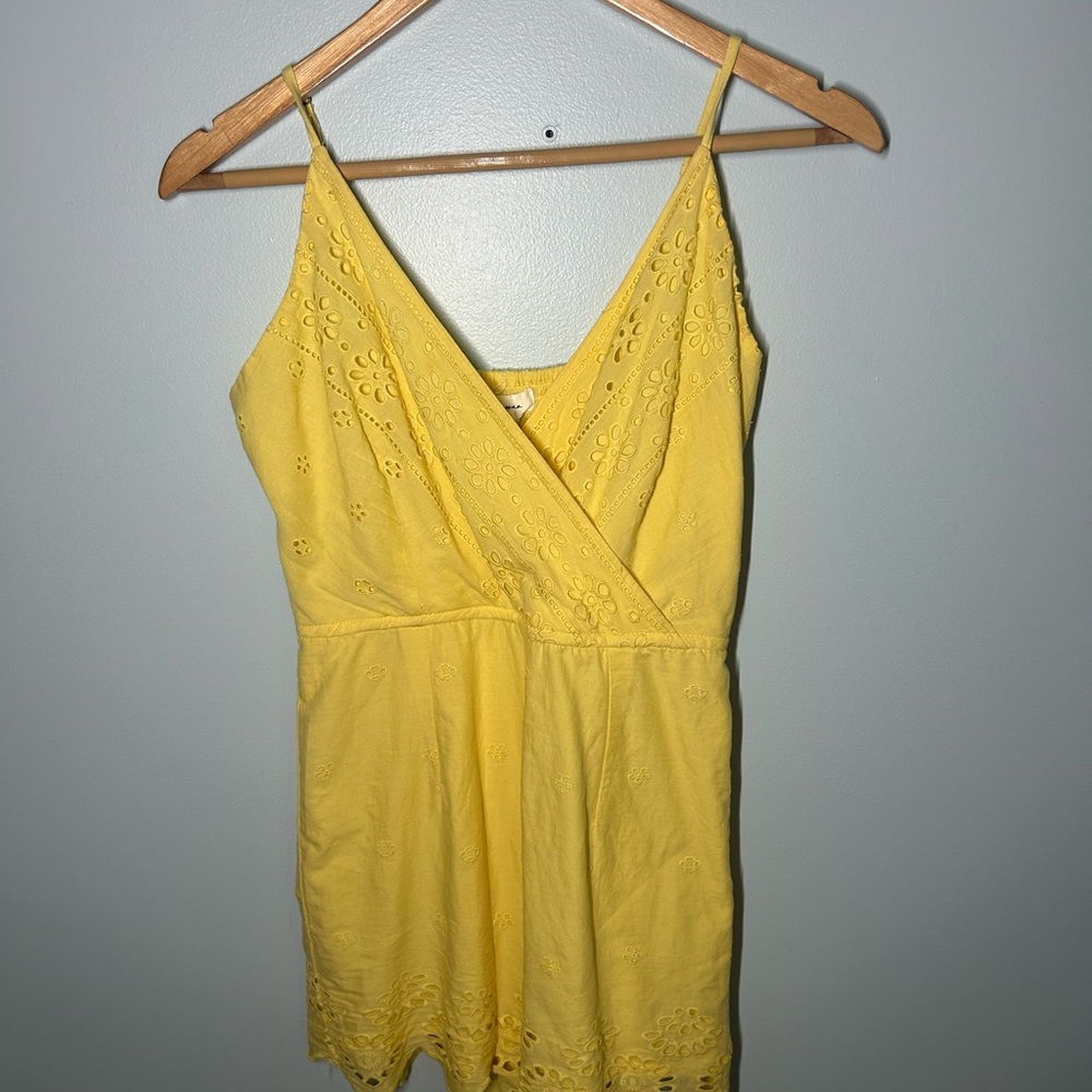 J. Crew Yellow Wrap Camisole Top